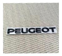 GWWXM Auto Stemma Emblema per Peugeot 2008 206 207 CC SW,Adesivo Logo Decalcomania Sticker Posteriore Cofano Bagagliaio Carrozzeria Sport Personalizzato Decorazioni Accessori,Black Letters