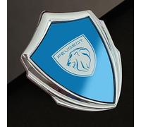 GWWXM Auto Stemma Emblema per Peugeot RCZ,Anteriore Cofano Motore Griglie Adesivo Logo Decalcomania Sticker 3D Metallo Tuning Decorazioni Accessori,A