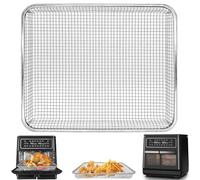 GWYXC Cestello di ricambio per friggitrice ad aria Breville Halo Flexi, 30,5 x 24,9 x 3,3 cm in acciaio inox, accessori per friggitrice ad aria, vassoio a rete, per arrostire a vapore, griglia