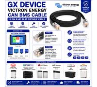 GX DEVICE VICTRON ENERGY TO PYLONTECH US2000C BATTERY CAN BMS CABLE