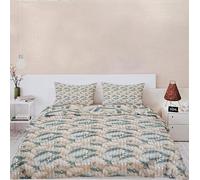 GX GARGIX COMPLETO LENZUOLA FLANELLA MATRIMONIALE 3D SINGOLO MATRIMONIALI (ZA-2, MATRIMONIALE)