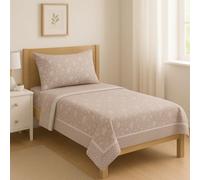 GX GARGIX Set Completo Letto di lenzuola in Calda e Soffice flanella, misto cotone, lavabili in lavatrice, diverse misure e colori (VFM-14, Matrimoniale)