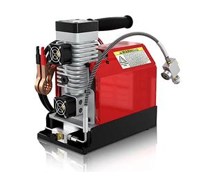 GX PUMP CS2 Compressore d'aria PCP portatile, Pompa Aria Alta Pressione PCP 4500Psi / 30Mpa, senza olio, alimentato da auto 12V DC o casa 220V AC con adattatore