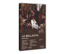 GXAFHJ Artie 5ive - Poster artistico con album musicale hip hop LA BELLAVITA Cover Tracklist Rapper Singer Fan Gift Rap Room Decor Poster per camera da letto, Paesaggio, ufficio, camera da letto