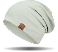 GXCROR Berretto da donna e uomo, in cotone, morbido e sottile, leggero, traspirante, per tutte le stagioni, verde chiaro, Taglia unica