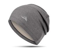 GXCROR Berretto invernale Flexfit in pile con teschio per ciclismo, riflettente, da corsa