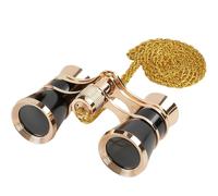 Gxdamxz Binocolo da Opera con Catena, Elegante Binocolo da Teatro 3x25 per Concerti & Musical, Classico Occhialino da Teatro per Spettacoli