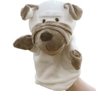 Gxdamxz Burattini Mano Pelouche Cane per Bambini, Bocca Può Aprirsi
