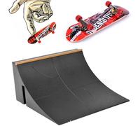 Gxdamxz Finger Skateboard, Set Mini Fingerboard Tech Deck & Rampe per Scale, Attrezzature per Allenamento