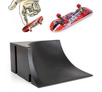 Gxdamxz Finger Skateboard Set, Mini Fingerskateboard, Fingerboard Tech Deck & Rampa in Scala, Attrezzature Allenamento