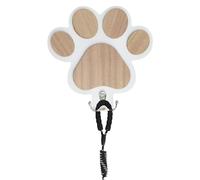 Gxdamxz Guardaroba per Cani, Legno Porta Guinzagli da Parete per Collare & Accessori, Cane Leash Holder for Wall, Bianco