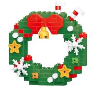 Gxdamxz Mattoncini Natale Set, Mini Figure di Edifici, Building Block Christmas- GXIND417-FBM-10