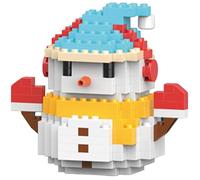 Gxdamxz Mattoncini Natale Set, Mini Figure di Edifici, Building Block Christmas- GXIND417-FBM-4