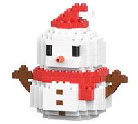 Gxdamxz Mattoncini Natale Set, Mini Figure di Edifici, Building Block Christmas- GXIND417-FBM-5