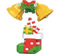 Gxdamxz Mattoncini Natale Set, Mini Figure di Edifici, Building Block Christmas- GXIND417-FBM-8