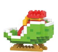 Gxdamxz Mattoncini Natale Set, Mini Figure di Edifici, Building Block Christmas- GXIND417-FBM-9