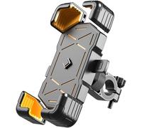 GXDFC Porta Cellulare Moto per Ducati Diavel V4 2023 2024 2025, Antivibrante Ruotabile 360° Regolabile Porta Telefono Moto Porta Cellulare Scooter Multifunzionale,Handlebar Holder-Yellow