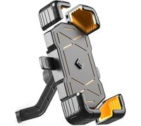 GXDFC Porta Cellulare Moto per Ducati Diavel V4 2023 2024 2025, Antivibrante Ruotabile 360° Regolabile Porta Telefono Moto Porta Cellulare Scooter Multifunzionale,Rearview Mirror Holder-Yellow