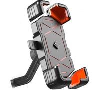 GXDFC Porta Cellulare Moto per Ducati Multistrada V4 V4S Sport 1A, Antivibrante Ruotabile 360° Regolabile Porta Telefono Moto Porta Cellulare Scooter Multifunzionale,Rearview Mirror Holder-Orange