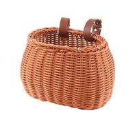 Gxdqxxd Cestino da Manubrio con Cinghie Design Intrecciato Effetto Vimini, Flessibile, Accessorio, per,