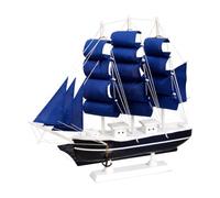 Gxdqxxd Modello di Nave con Base di Esposizione in Legno Dettagliato Modello Nave con Base Esposizione Compatto per Arredamento Ca, Mensola, Ufficio,