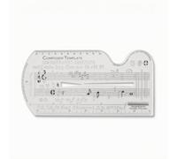 Gxdqxxd per Notazione Musicale Template Righello Guida Strumento Trasparente con Misure per Mantenere La Scrittura Ordinata E Costante Adatta a Conservatorio Pratica Domestica Preparazione Esami