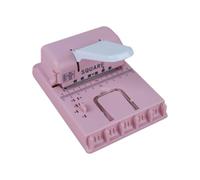 Gxdqxxd Rilegatrice a Leva con Centimetrata E Meccanismo Semplice Punzonatrice per Documenti con Impugnatura Comoda E Design Adatta per Cartoleria E Ufficio, Stile B