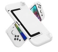 GXGM 1 PCS Cover per Custodia Nintendo Switch 2,Accessori per Console di Gioco,Grip Ergonomico Antiscivolo Custodia Switch 2, Custodia Protettiva Custodia Rigida,Bianco