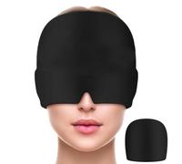 GXGM 1 Pezzi Cappello per Emicrania, Migraine Relief Cap, Maschera Emicrania, Riutilizzabile Gel Cappuccio per Mal di Testa, Cappuccio per Mal di Testa Avvolge la Testa a 360°, Migraine Mask