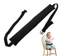 GXGM 1 Pezzi Cinture Seggiolone Pappa Universale, Cinturino Sicurezza Bambini, Cinghia Passeggino,Adatto Per Sdraietta Neonati, Sedie E Carrelli Per Stokke Tripp Trapp(Nero)
