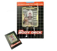 GXGM 1 Pezzi Funny Transparent Human Anatomy Playing Card,The Body Deck,Unique Transparent 3D Image of The Human Anatomy Playing Cards,for Card Collectors.