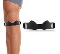 GXGM 1 Pezzi Ginocchiere con airbag 3D per alleviare il dolore durante escursioni, calcio, basket, supporto del ginocchio del tendine rotuleo, bendaggio della rotula, nero