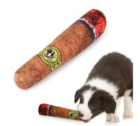 GXGM 1 Pezzi Giochi Per Cani Squeak Interattivi, Dog Toys, Giochi Interattivi Per Cani, Resistenti Peluche Per Cani, Farciti Giocattoli Per Cani Grandi Media E Piccoli (Forma Di Sigaro)