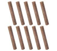 GXGM 10 Pezzi stoppini per candele, Mangiatori di cera, Stoppini in legno, Candele per esterni, Utilizzati per Natale, Cena a lume di candela