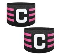 GXGM 2 fasce Fascia Capitano Calcio, da Calcio, per Adulti, junior, regolabili, con capitano, multicolore, elastiche, capitano, da calcio, da uomo, ragazza, molti sport