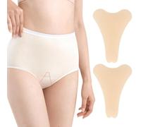 GXGM 2 Pezzi Camel Toe Correttore,Anti Cameltoe, Slip Cameltoe In Silicone, Fanno Scomparire Indesiderati Camel Toe Cameltoe,I Tuoi Leggings E Jeans Si Adattano Perfettamente(Pelle Chiara)