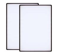 GXGM 2 Pezzi Lente Fresnel d'Ingrandimento,Ingrandimento Da Lettura Formato,Lente d'Ingrandimento a4,Lente Di Ingrandimento Della Pagina,Per i Libri,Giornali e Mappe,Anziani o Scarsa Visione