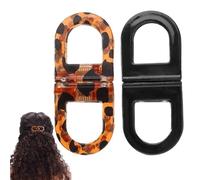 GXGM 2 Pezzi Magnetiche Mollette Capelli Donna,Pinza Capelli In Plastica Forma Di D, Alla Moda,Accessori Per Resistenti,Regali Per Ragazze