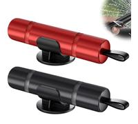 GXGM 2 Pezzi Martello di Sicurezza per Auto, Rompivetro Auto e Taglia Cinture con Acciaio al Tungsteno, Life Hammer per Emergenze, Dispositivo Antiabbandono per Veicoli (Rosso e Nero)