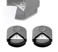 GXGM 2 Pezzi Nero Mini set di fustelle angolari portatili, fustellatrice per carta, perforatrice decorativa, foratrice per carta, taglia angoli carta
