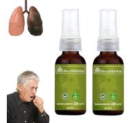 GXGM 2 Pezzi Spray per Pulizia Polmonare a Base di Erbe, Spray Detergente per i Polmoni, Herbal Lung Cleansing Spray, Spray Polmonare Naturale Alle Erbe