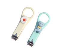 GXGM 2 Pezzi Tagliaunghie per Neonati e Bambini Tagliaunghie In Acciaio Inossidabile Di Alta Qualità Design Della Lama Curva Sharp Non Danneggia L'Armatura Cura delle Unghie e Manicure