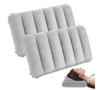 GXGM 2PCS Cuscini Gonfiabili Cuscino spiaggia gonfiabile per Spiaggia, Viaggio e Campeggio Piccolo Cuscino da Esterno in Velluto Morbido, 30 * 47 cm