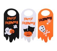 GXGM 3 pezzi feltro appendiporta di Halloween, decorazioni Halloween, decorazione del partito, decorazione della stanza, regalo per ragazzi adolescenti, roba fresca per ragazzi