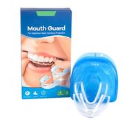 GXGM 4 Pezzi Bite Bruxismo Notturno, Bite Notturno Digrignare i Denti, Modellabile Mouth Paradenti,Migliora bite bruxismo, Antirussamento,Per Migliora La Qualità Del Sonno, Unisex