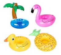 GXGM 4 Pezzi Portabibite Gonfiabile, Gonfiabili Piscina Portabicchieri Portabicchieri Gonfiabili Galleggianti Portabevande Gonfiabili per Piscina, per La Festa in Piscina sulla Spiaggia (A)