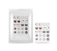 GXGM 400 Pezzi Pimple Patch Brufoli A forma di gatto, Invisibile Naturale Hydrocolloid Roll Patch 2 in 1 Giorno e Notte Che Invisibile Cerotti Brufoli Assorbenti Impermeabile e Traspirante
