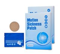 GXGM 72 pcs Patch per cinetosi, anti nausea per malattia marina, alleviare vomito, nausea, vertigini derivati da viaggi di auto, navi, aeroplani, azione rapida e nessun effetto collaterale