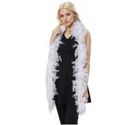 GXGM Boa Bianco Deluxe - sciarpa di piume, accessorio, Boa Piume,Lunghezza Circa 120 cm, Accessorio per Costumi, Charleston, Anni 20, Flapper, Carnevale, Festa a Tema, 1 pezzo