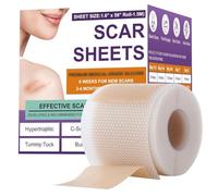 GXGM Cerotti Silicone Per Cicatrici,Hydrocolloid Roll 4x150cm, Cerotti Cicatrizzanti Tratta tutte le cicatrici Causate da Cesareo, Chirurgia, Ustioni, Cheloidi, Acne e Altro.(B)